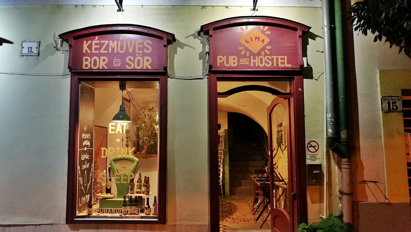 Kocsmalátogatások a Magyarországi Sörcikkgyűjtő Klubbal - Lima Pub & Hostel