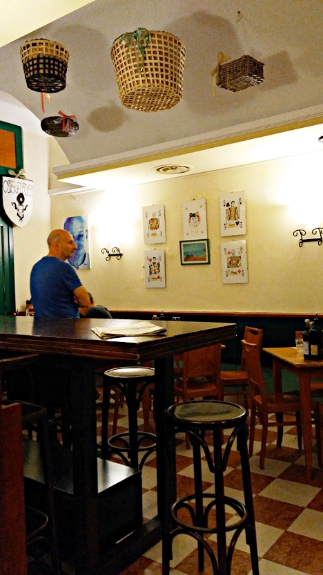 A Fradei Kempes Osteria éttermi része Padovában - Kocsmaturista