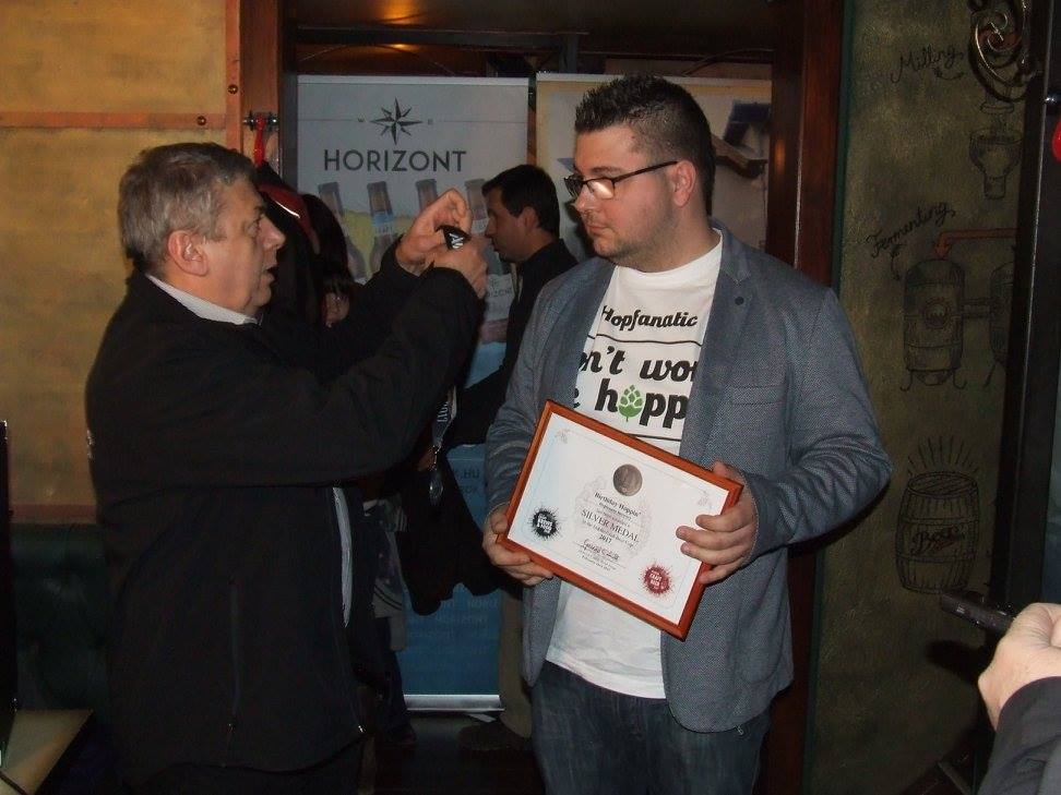 Kiss Tamás, a Hopfanatictól a Dublin Craft Beer Cup magyarországi díjátadóján a Krak'n Townban - Kocsmaturista