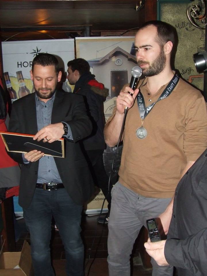 A Mecénás Sörműhely a Krak'n Town-ban a Dublin Craft Beer Cup díjátadóján