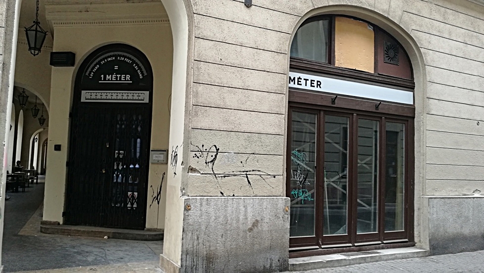 A Méter régi üzlethelyisége, Kazinczy utca - Kocsmaturista