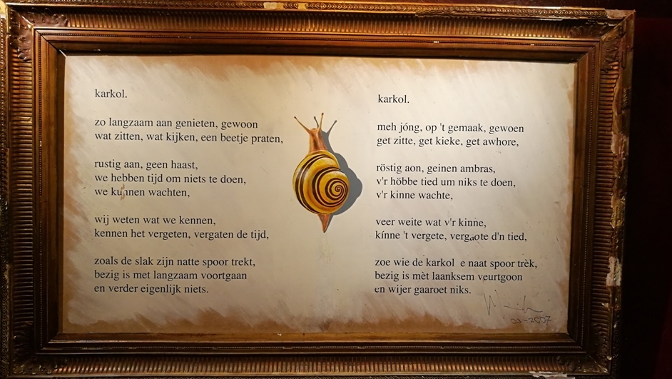 Vers a csigáról Maastrichtban, a Café in de Karkol-ban - Kocsmaturista