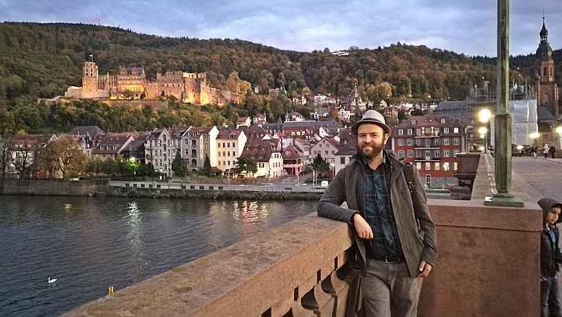 1000. kocsma - Heidelberg Nekar folyó, kővárkastély, Alte Brücke