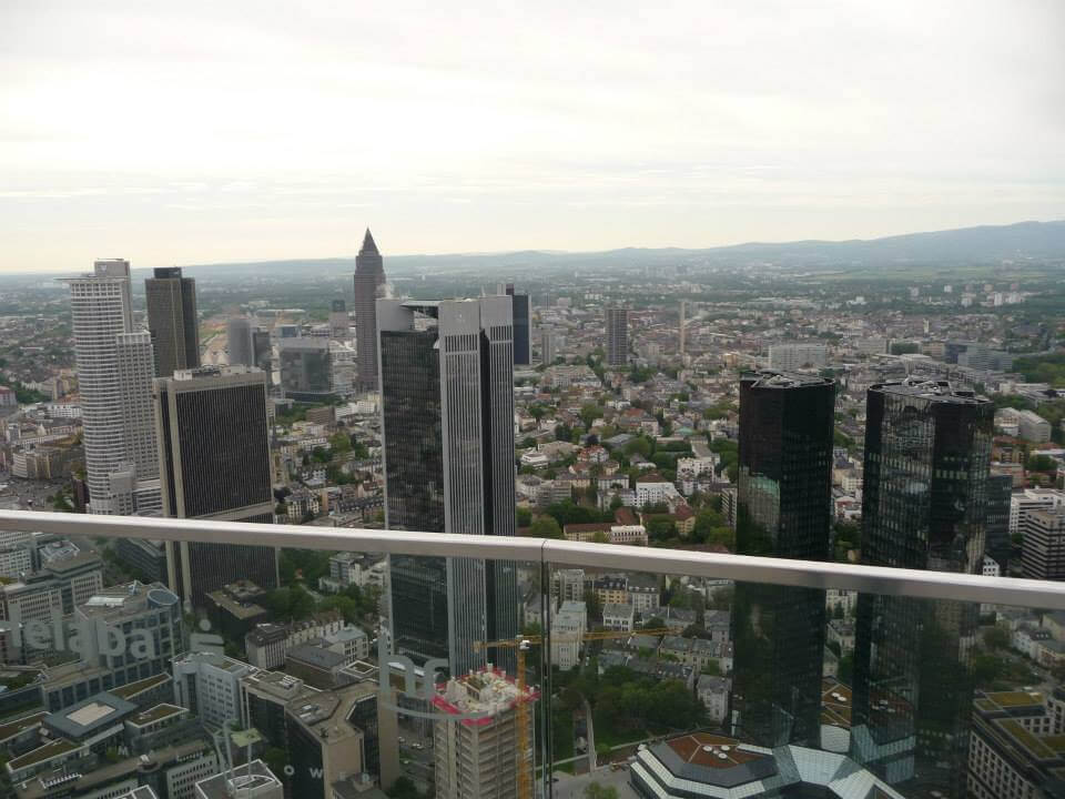 Frankfurt - Kilátás a Main Towerből - Kocsmaturista