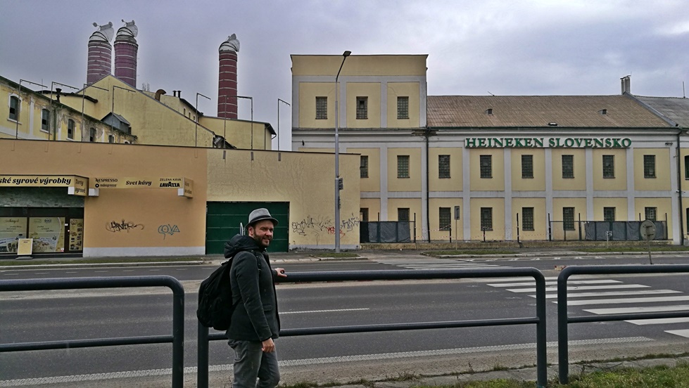 Nyitra - az egykori Corgoň gyár, szlovák Heineken