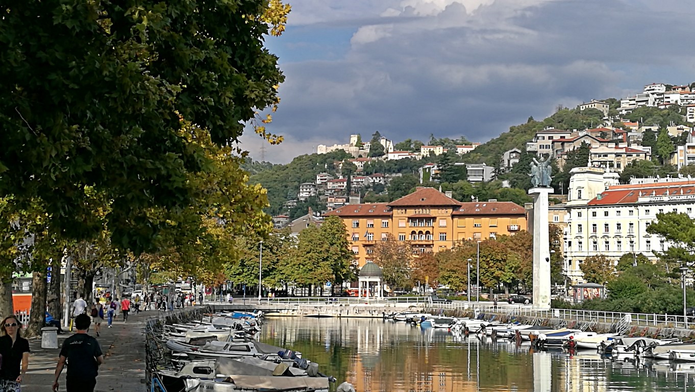 Helikopter nélkül Fiumében - Rijeka - Kocsmaturista - Recsina folyó, csatorna