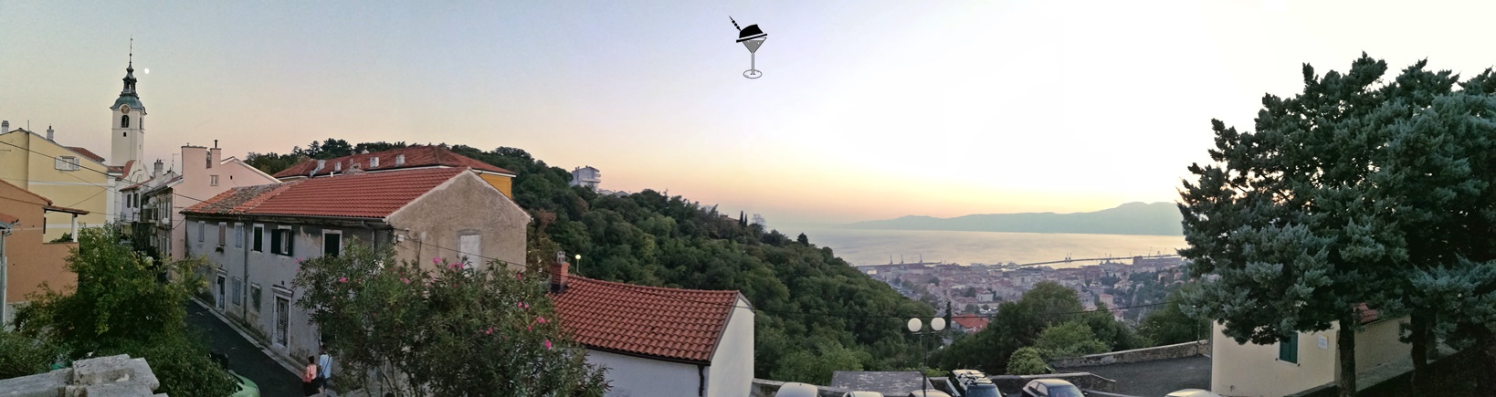 Helikopter nélkül Fiumében - Rijeka - Kocsmaturista - Trsat panoráma