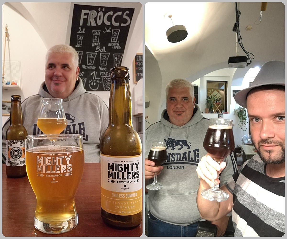 Kocsmalátogatások a Magyarországi Sörcikkgyűjtő Klubbal - Lima Pub & Hostel - Simacsek-Kun László, sörcikkgyűjtővel közös kocsmalátogatás helyi és környékbeli sörökkel (Vaskakas Sörfőzde, Mighty Millers, Krois Brewery)