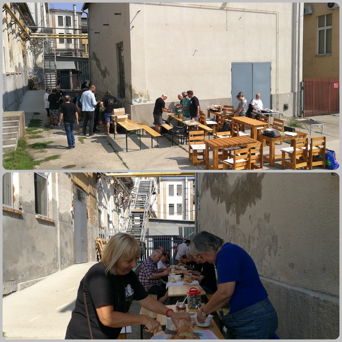 Kocsmalátogatások a Magyarországi Sörcikkgyűjtő Klubbal - Fehér Nyúl Brewery - bográcsozás a sörfőzdében - Kocsmaturista