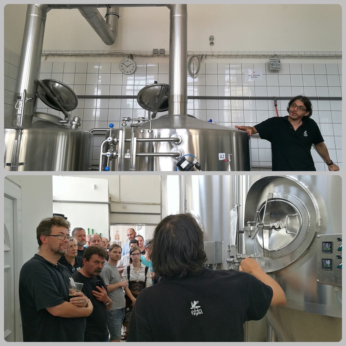 Közös kocsmalátogatások a Magyarországi Sörcikkgyűjtő Klubbal - Fehér Nyúl Brewery főzdelátogatás
