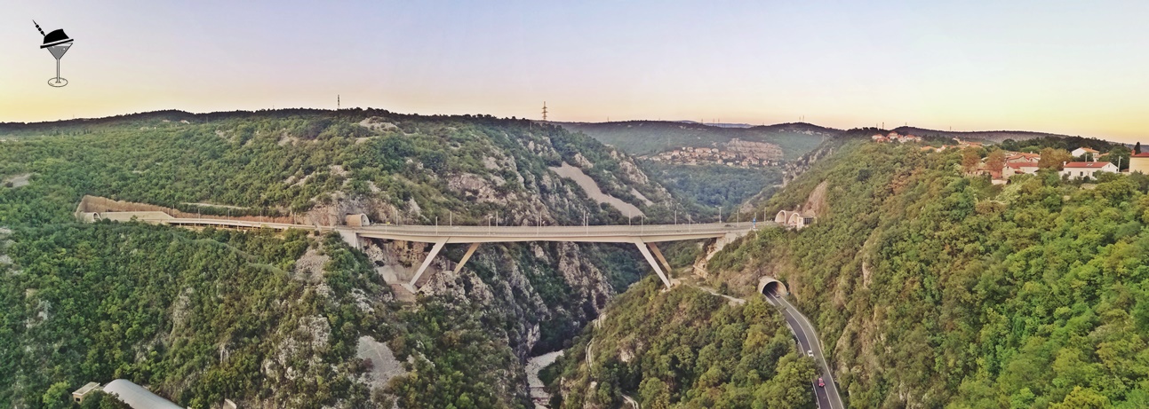 Trsat Alagút, Kanyon, Viadukt - Helikopter nélkül fiumében - Rijeka - kocsmaturista